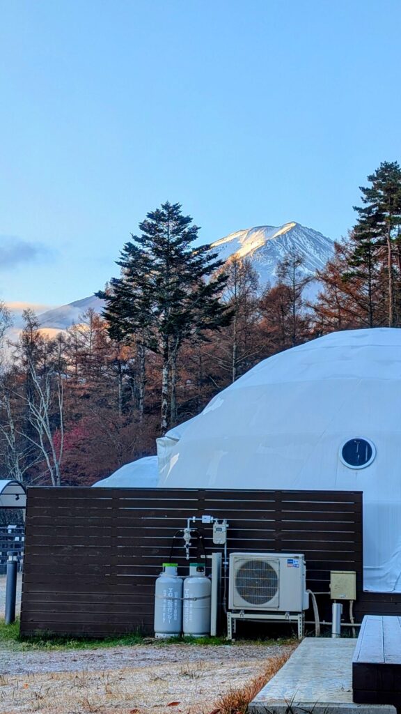 PICA FUJIYAMAから見えた朝の富士山