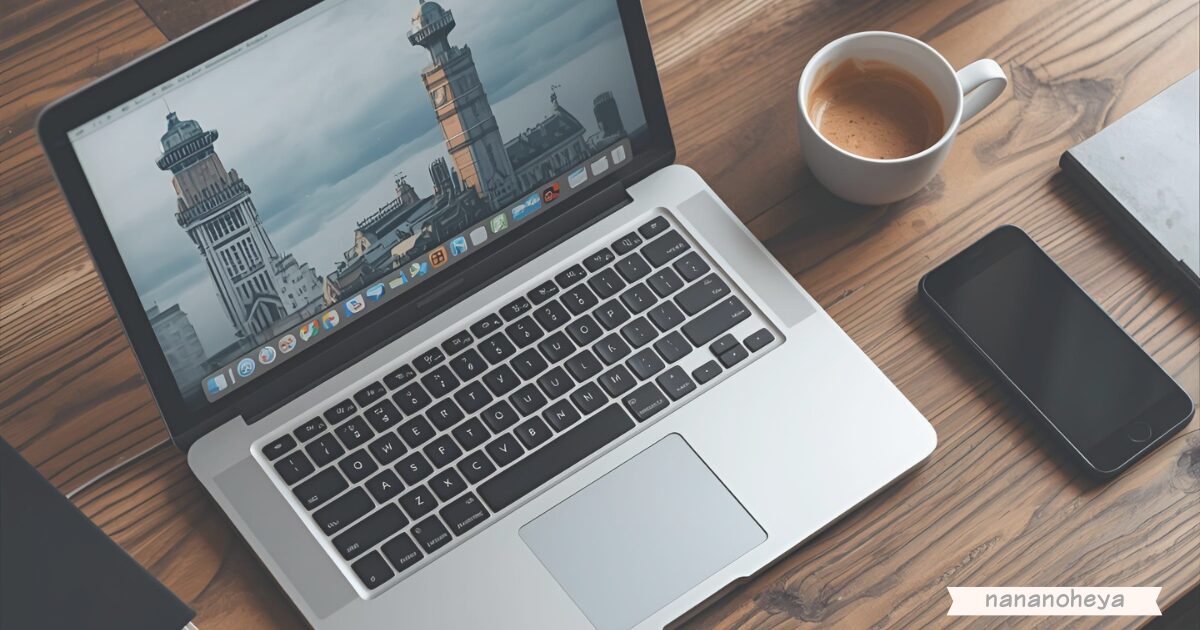 ノートパソコンでブログを書く